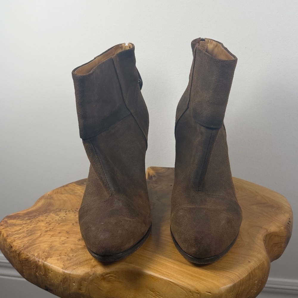 rag & bone Brown Heeled Boots - well worn - Picture 2 of 10